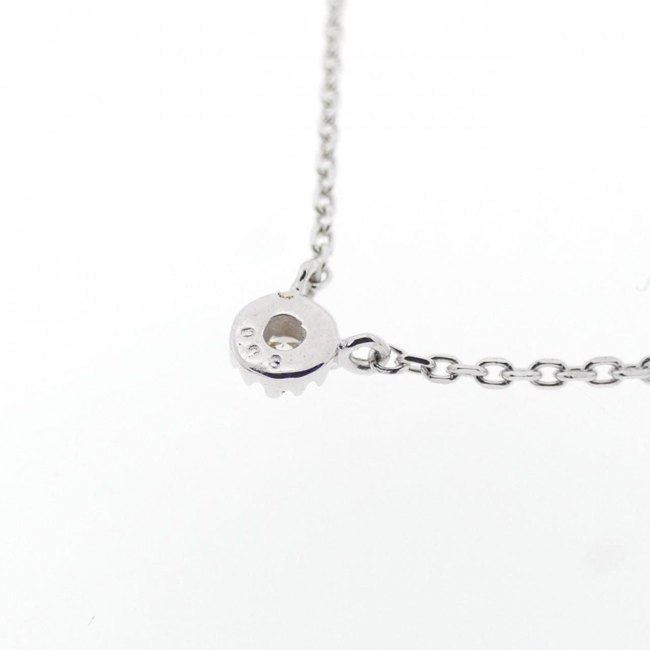 アガット ダイヤモンド ネックレス 0.03CT