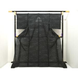 【未使用品】単衣　紗紬織　身幅Ｌ寸