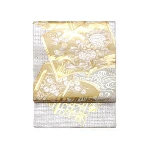 袋帯　刺繍加工　金彩友禅