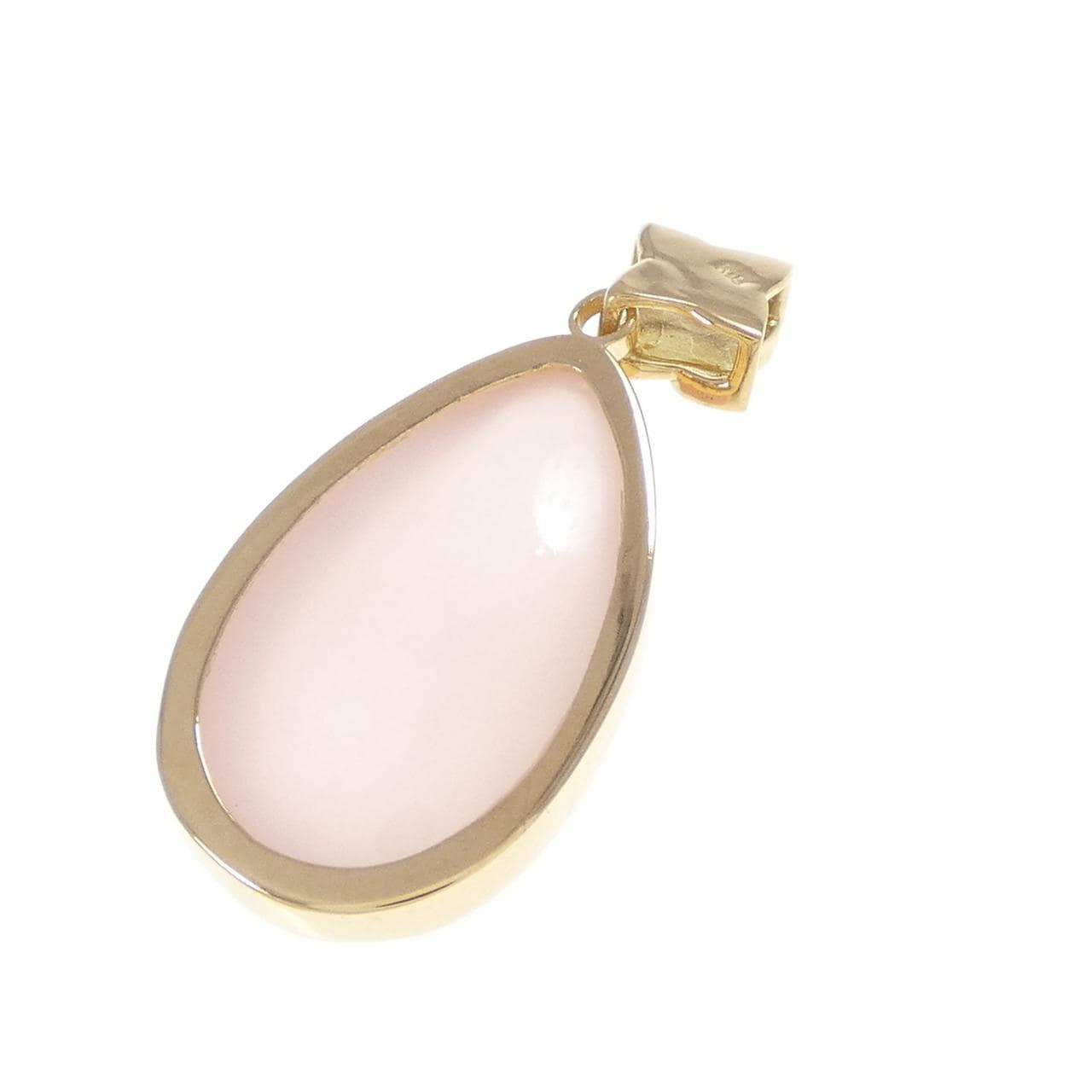 K18YG ローズクオーツ ペンダント