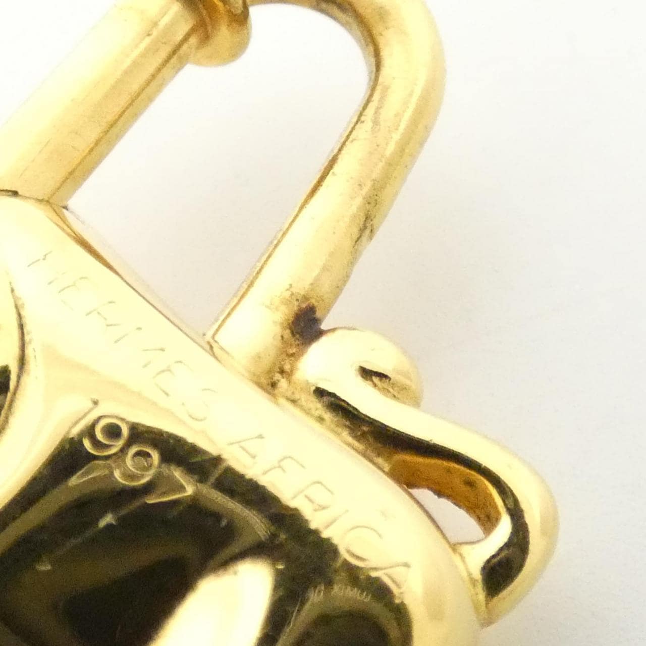 エルメス LION カデナ 041000CC キーホルダー