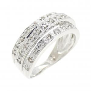 K18WG ダイヤモンド リング 0.30CT