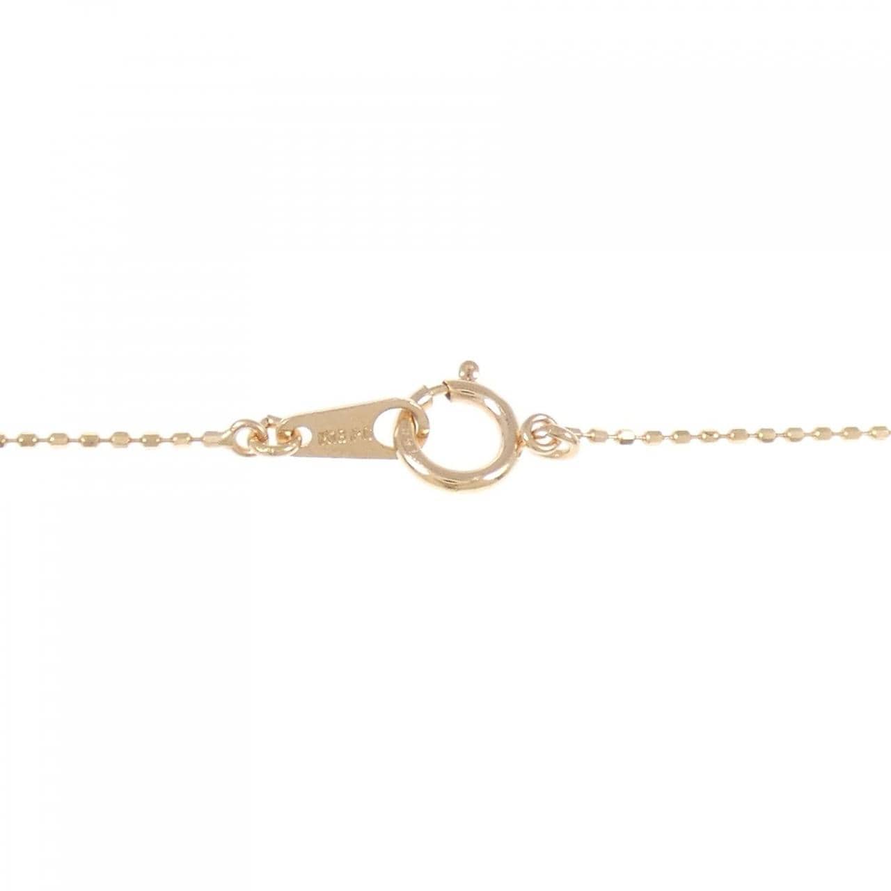 K18PG ハート ダイヤモンド ネックレス 0.16CT