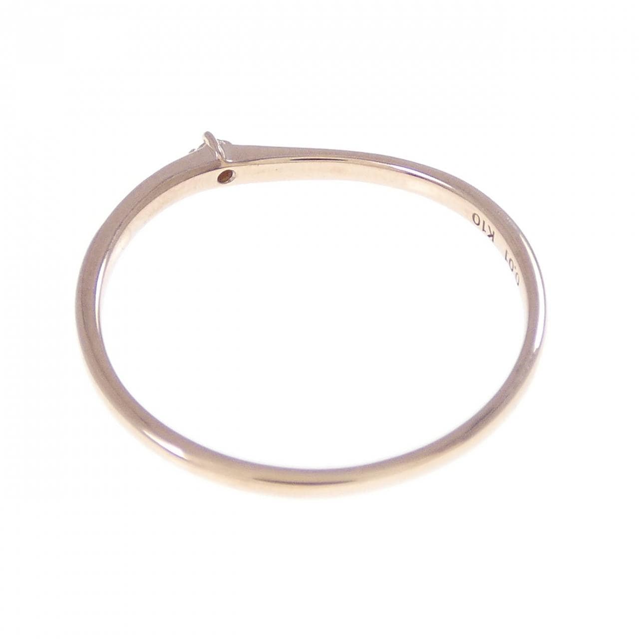 K10PG ダイヤモンド リング 0.01CT