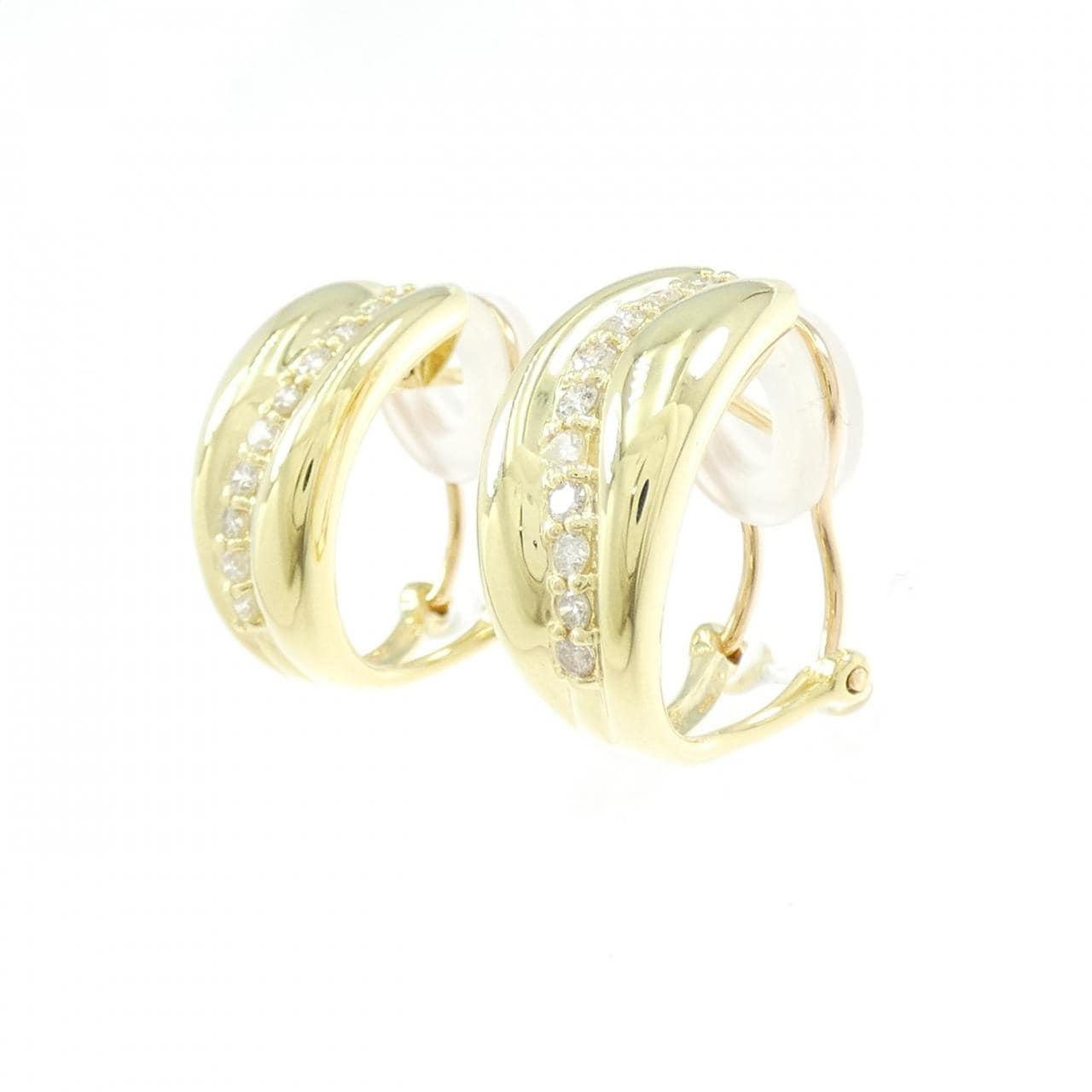 K18YG ダイヤモンド ピアス 0.40CT