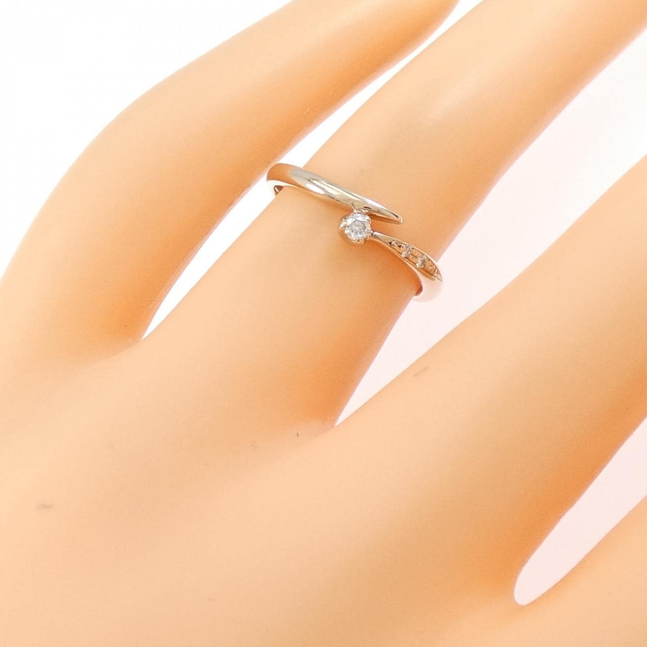 K10PG ダイヤモンド リング 0.05CT