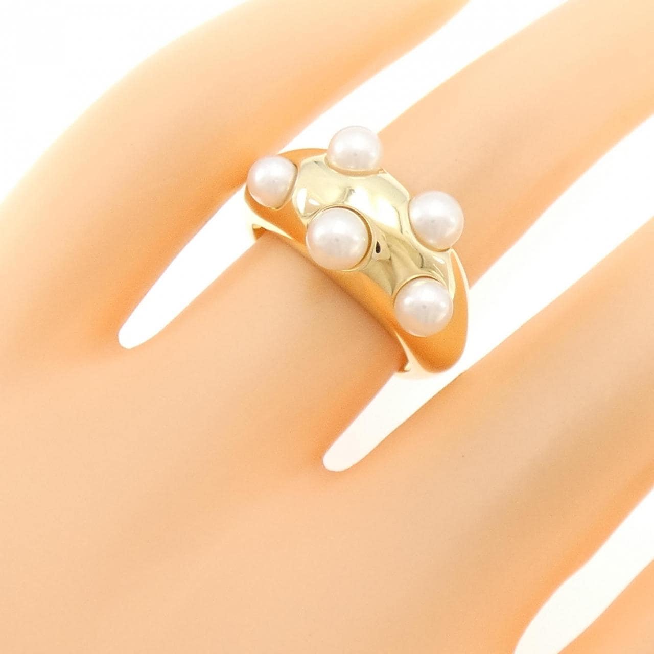 MIKIMOTO Akoya珍珠戒指