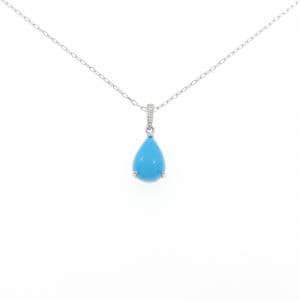 PT950/PT850 ターコイズ ネックレス 1.50CT