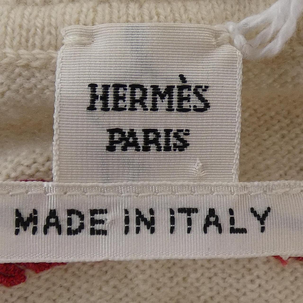 エルメス HERMES POSTE ET CAVALERIE *16-7700. カーディガン