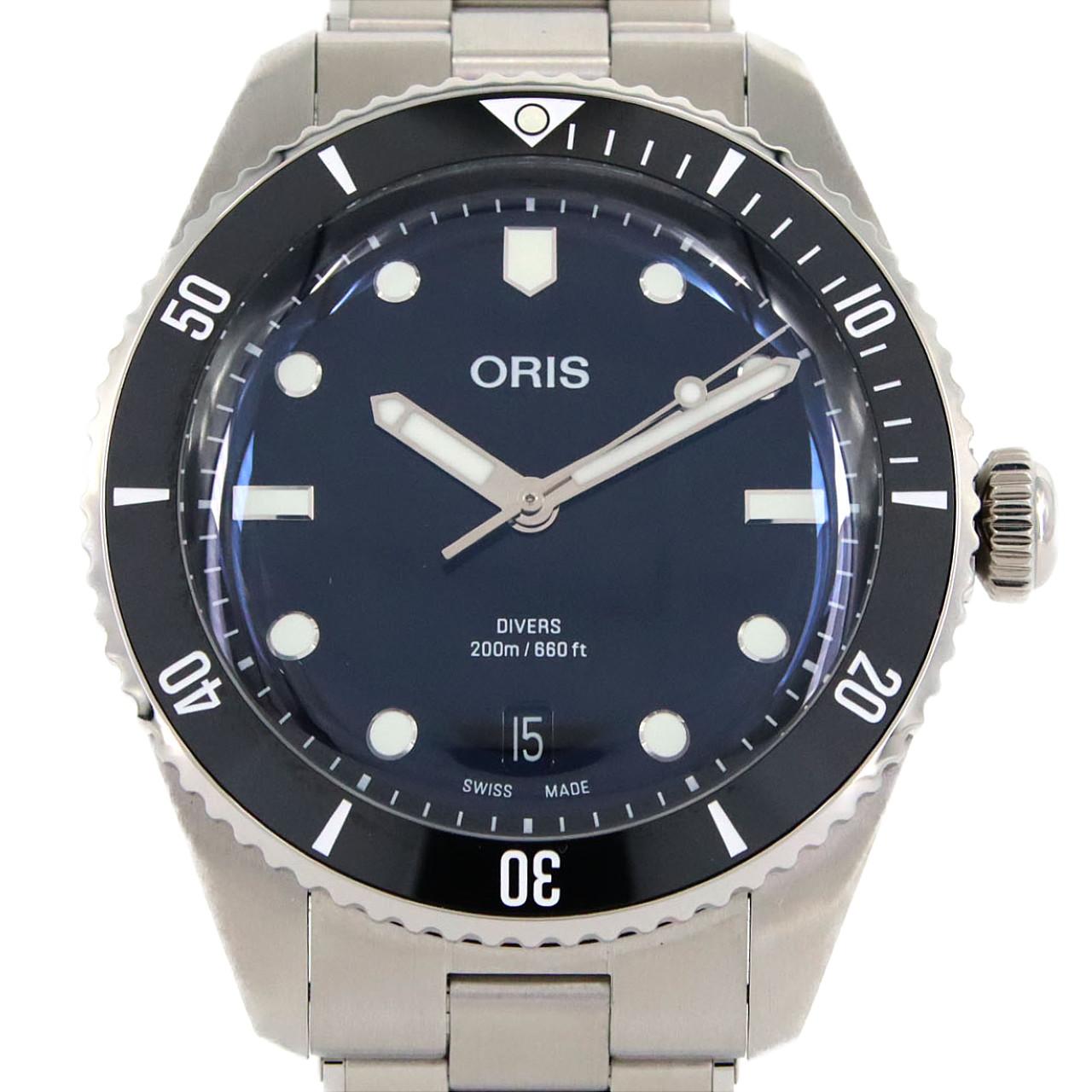 【新品】オリス ダイバーズ デイト 01 733 7795 4054-Set SS 自動巻