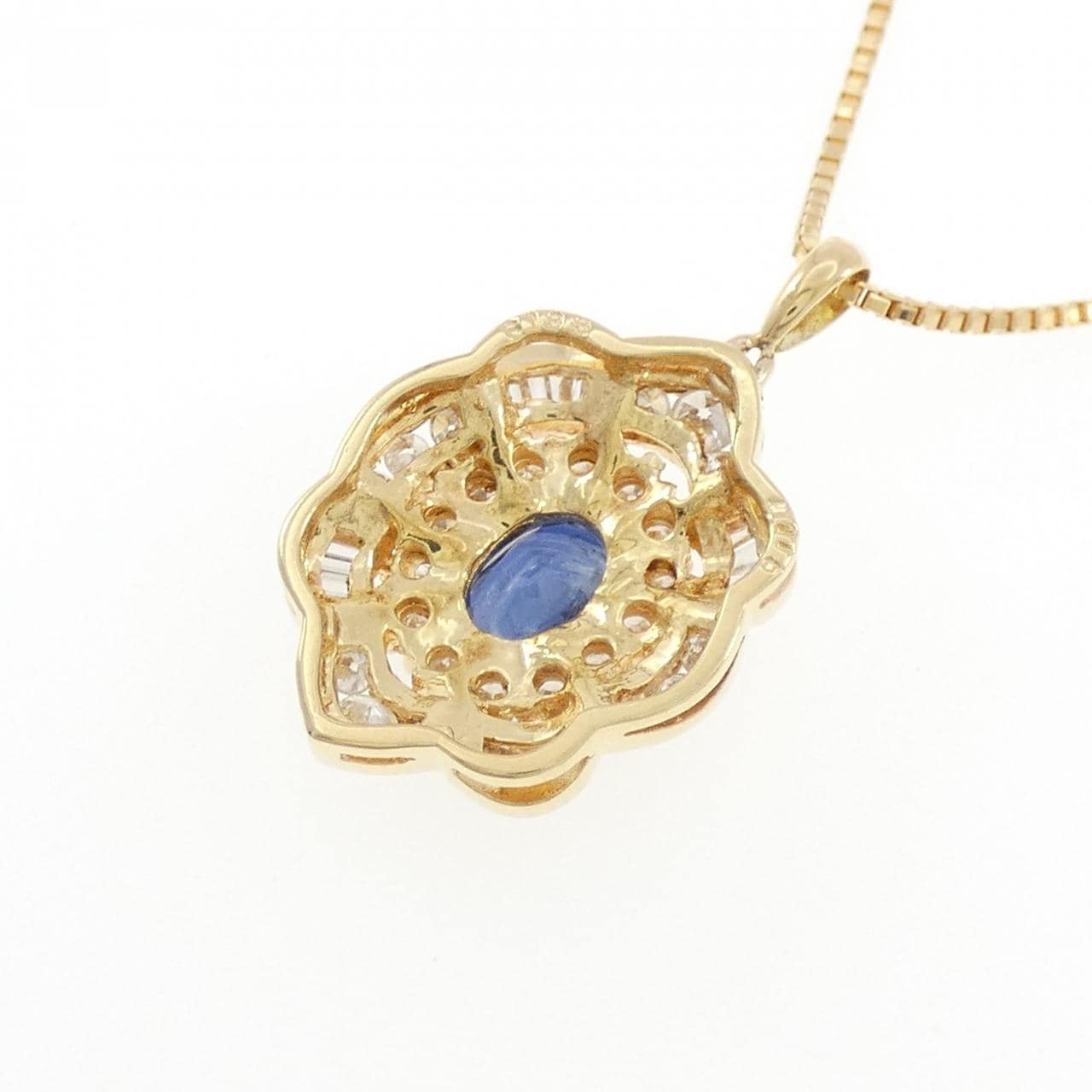 K18YG サファイヤ ネックレス 1.33CT