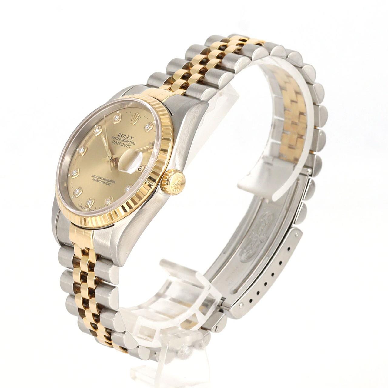 ロレックス デイトジャスト 16233G SSxYG 自動巻 S番