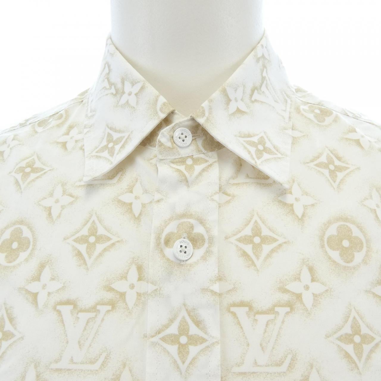ルイヴィトン LOUIS VUITTON モノグラムロングスリーブコットンシャツ HPS33WZR6 シャツ