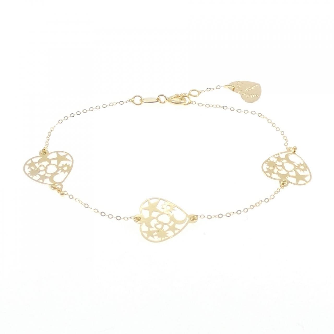 750YG ハート ブレスレット