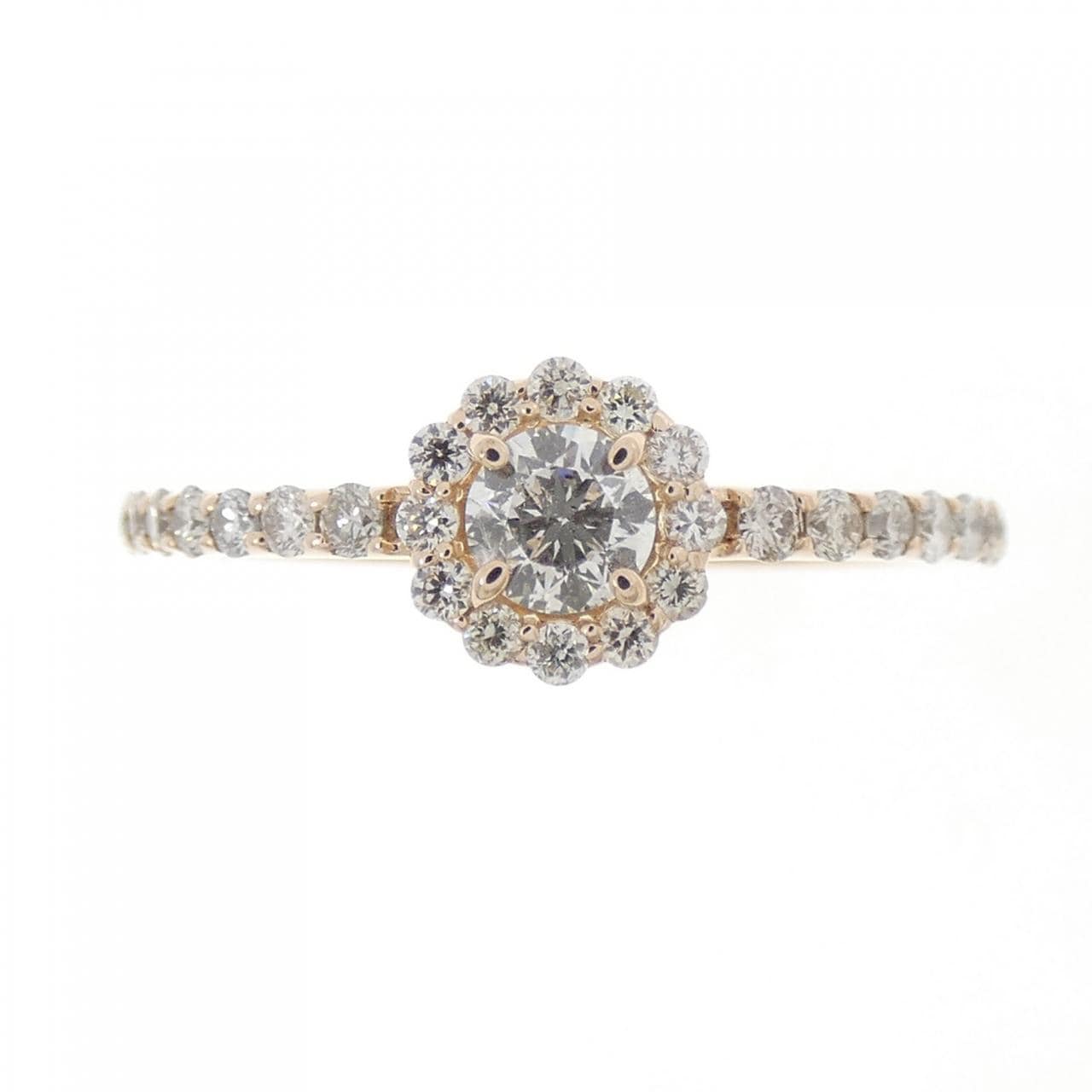 K18PG ダイヤモンド リング 0.50CT