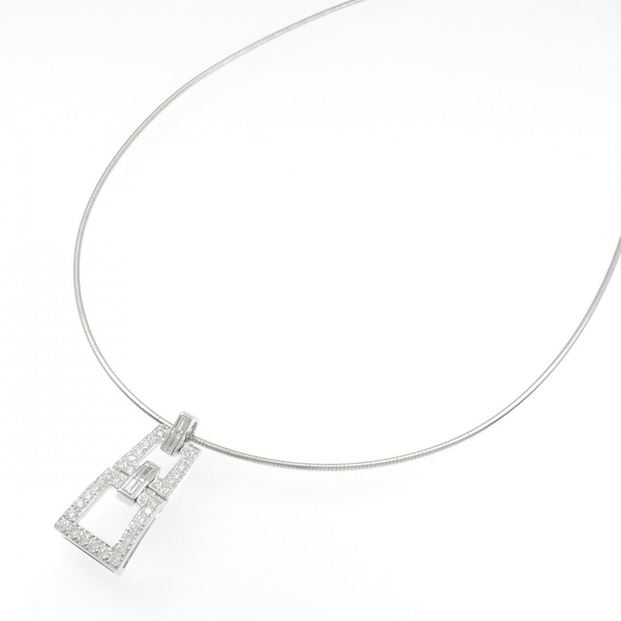 750WG ダイヤモンド ネックレス 1.60CT