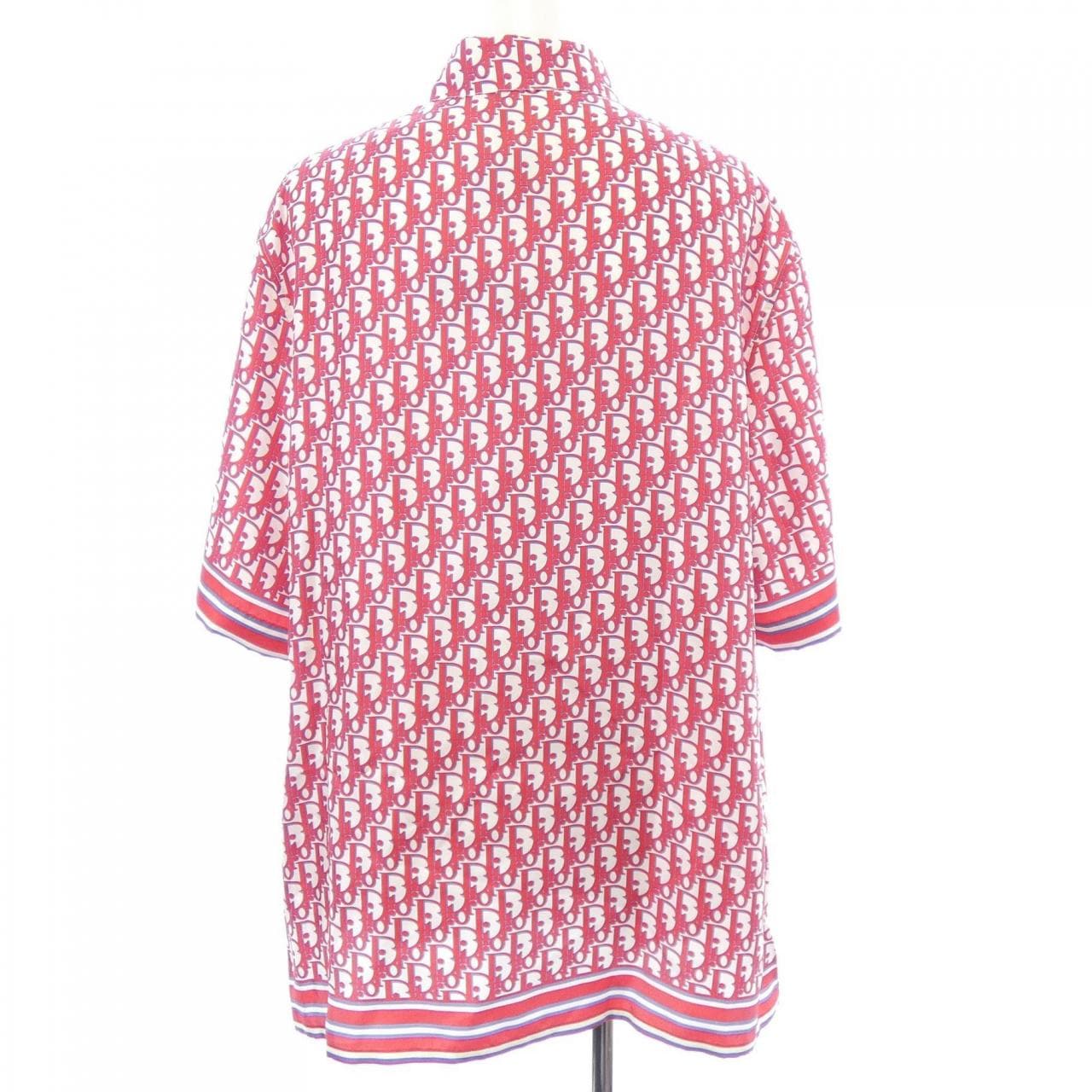 DIOR DIOR有机真丝斜纹衬衫，S 码 (193C545A4751)