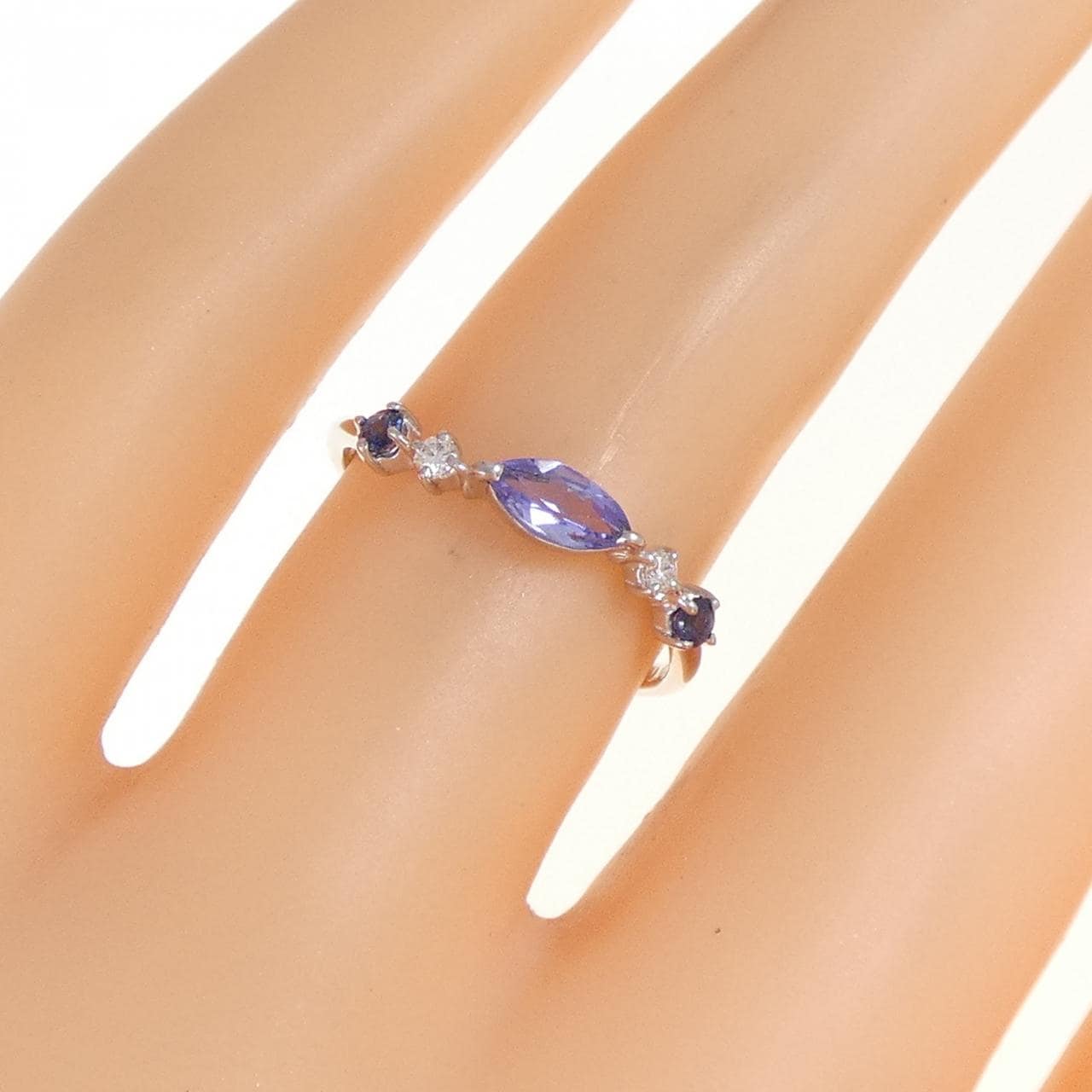 Tasaki colored stone ring