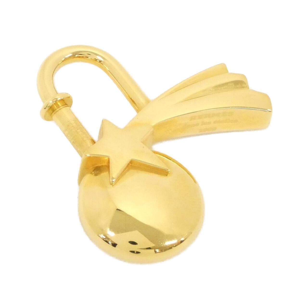 HERMES COMET Padlock 030900CC Keychain