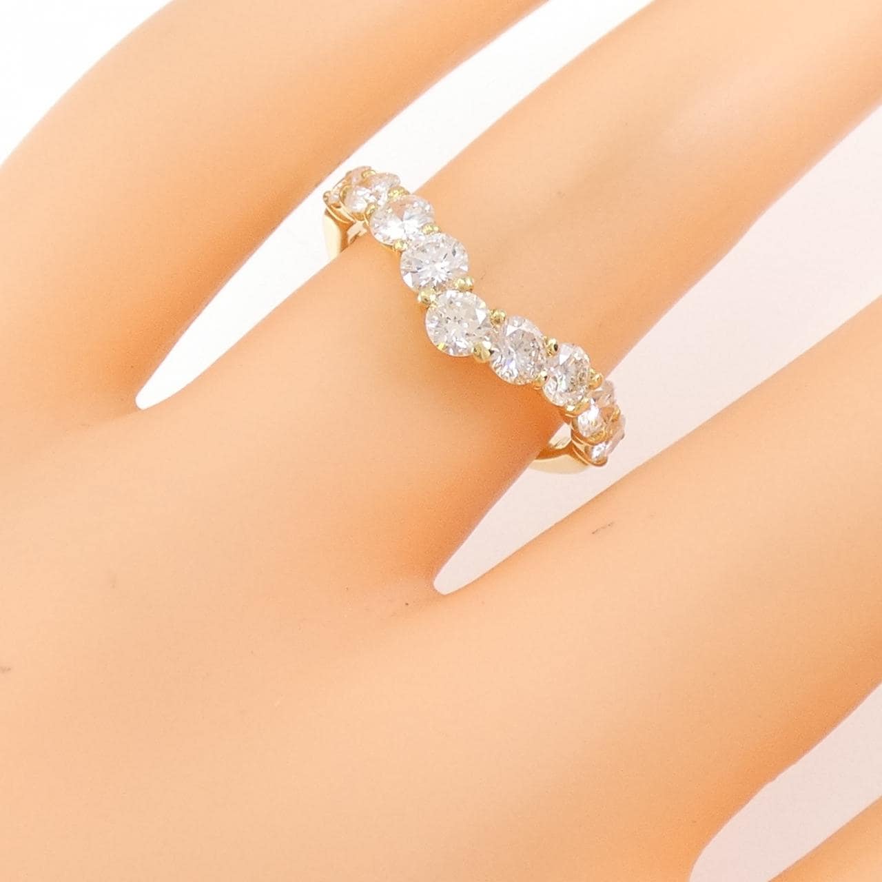 K18YG ダイヤモンド リング 1.05CT