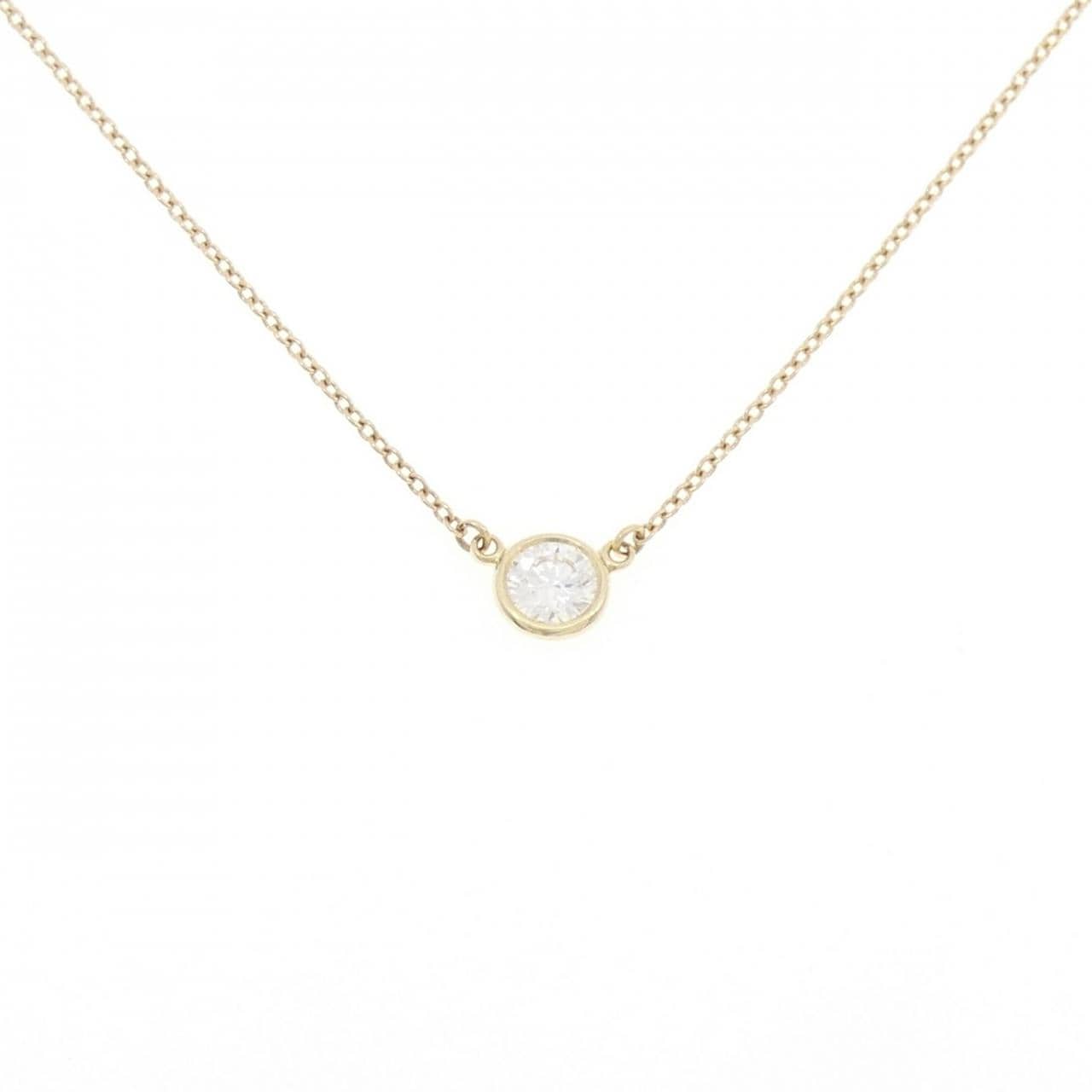 ティファニー バイザヤード ネックレス 0.25CT G VS2 3EXT