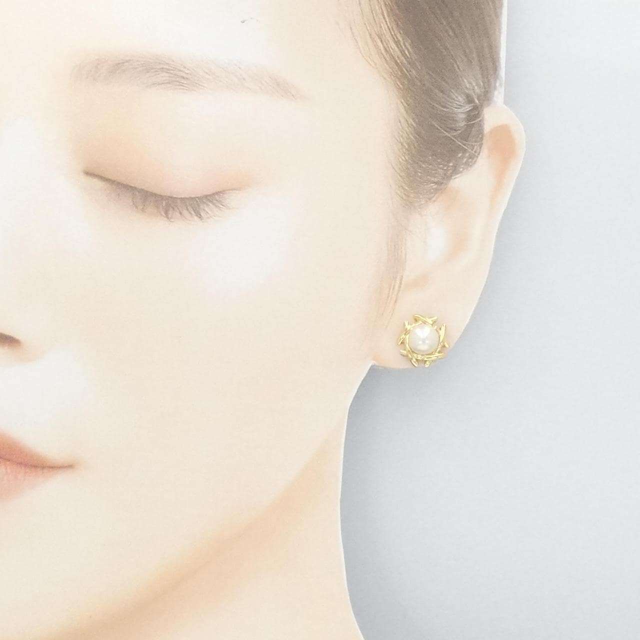 TIFFANY Akoya珍珠耳环 6.8 毫米