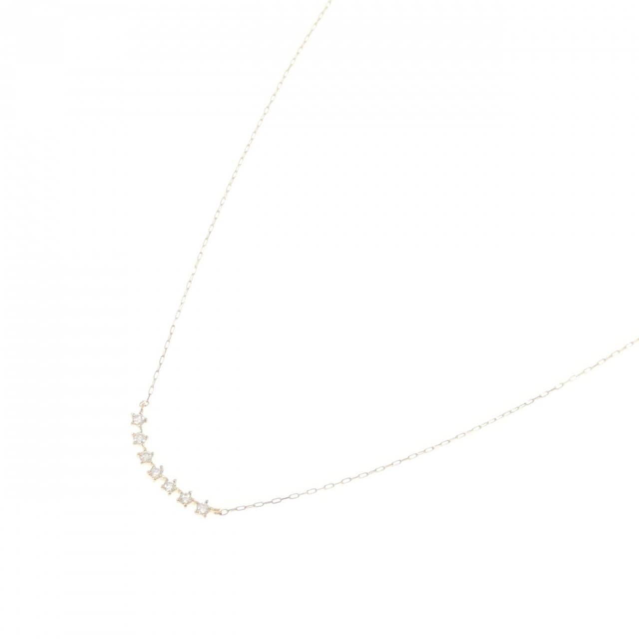 【新品】K18YG ダイヤモンド ネックレス 0.08CT