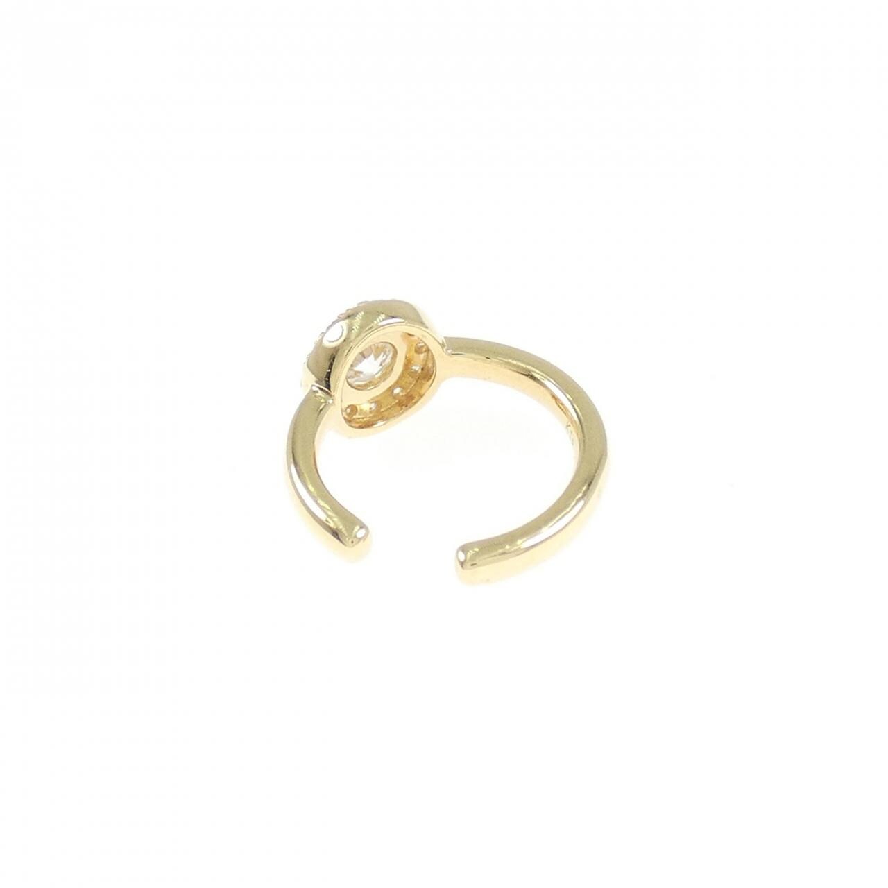 【新品】K18YG ダイヤモンド イヤーカフ 0.13CT 片耳