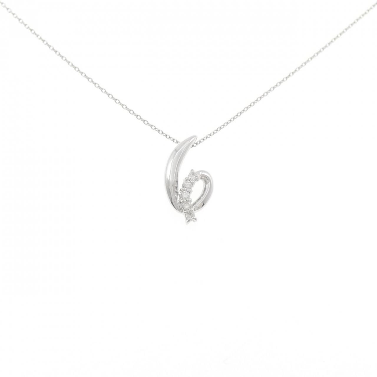 PT900/PT850 ダイヤモンド ネックレス 0.10CT