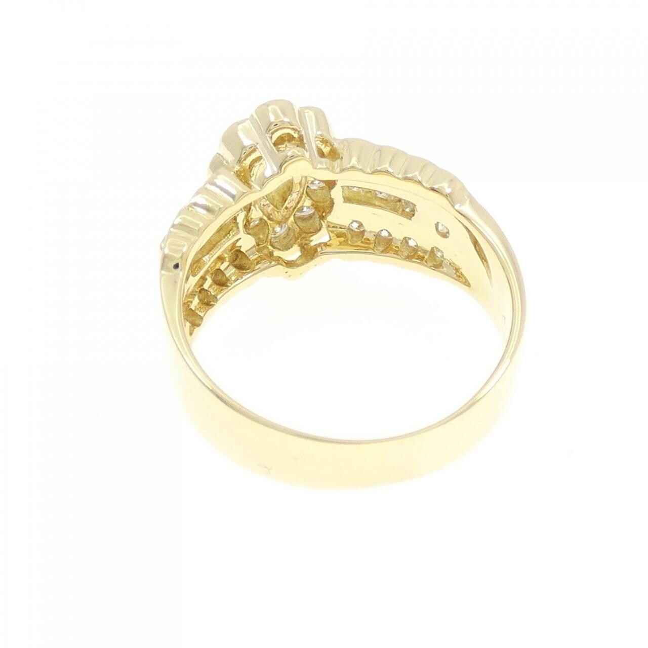 K18YG ダイヤモンド リング 0.14CT
