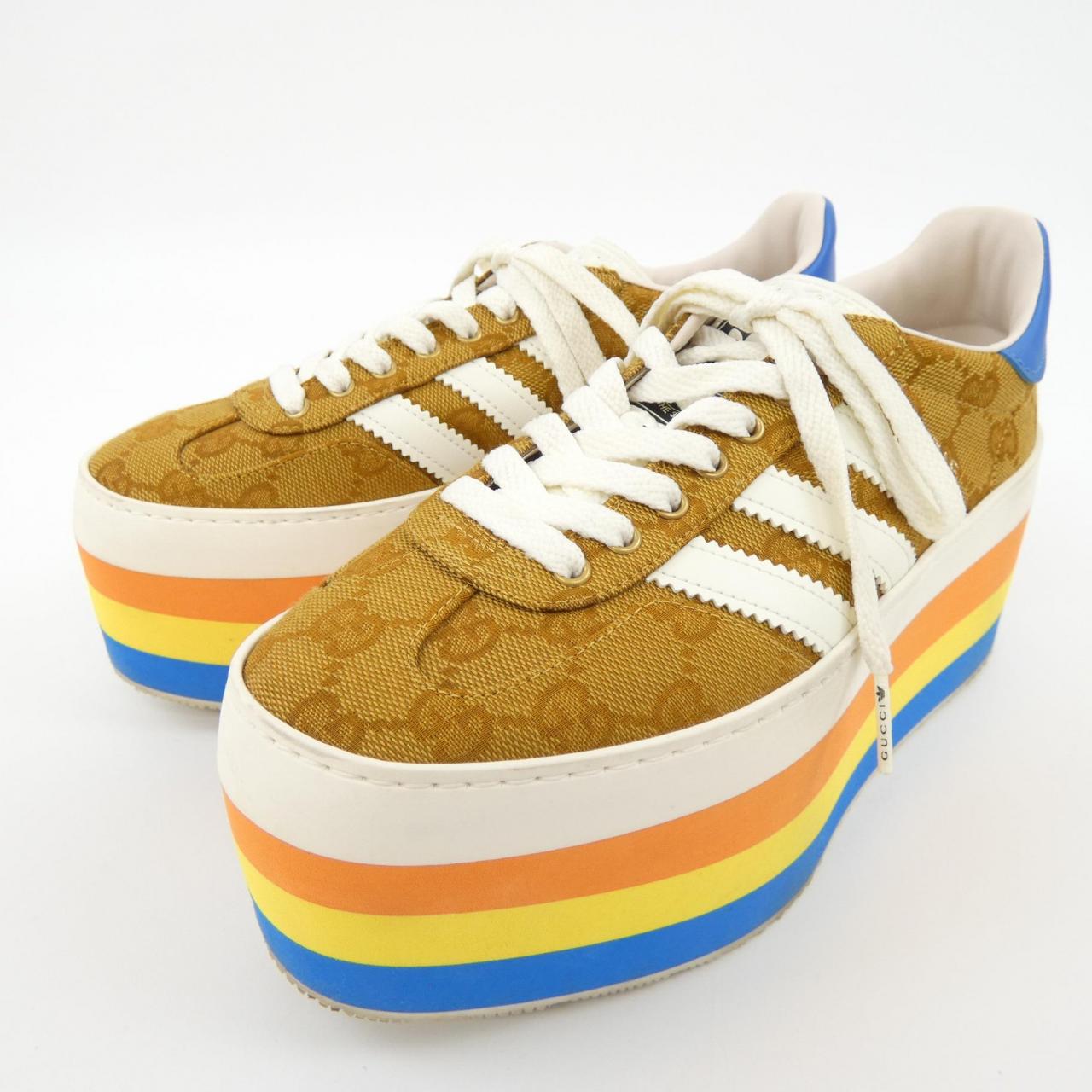 グッチ GUCCI HQ7085 GAZELLE 707873 UWV20 ADIDAS スニーカー