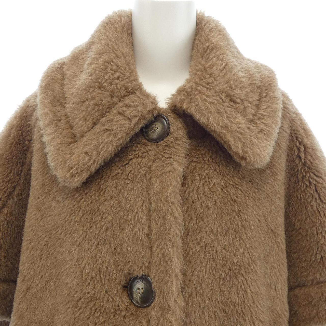 マックスマーラ Max Mara ニューテルツォ NEWTERZO4 473610 テディベア ケープ