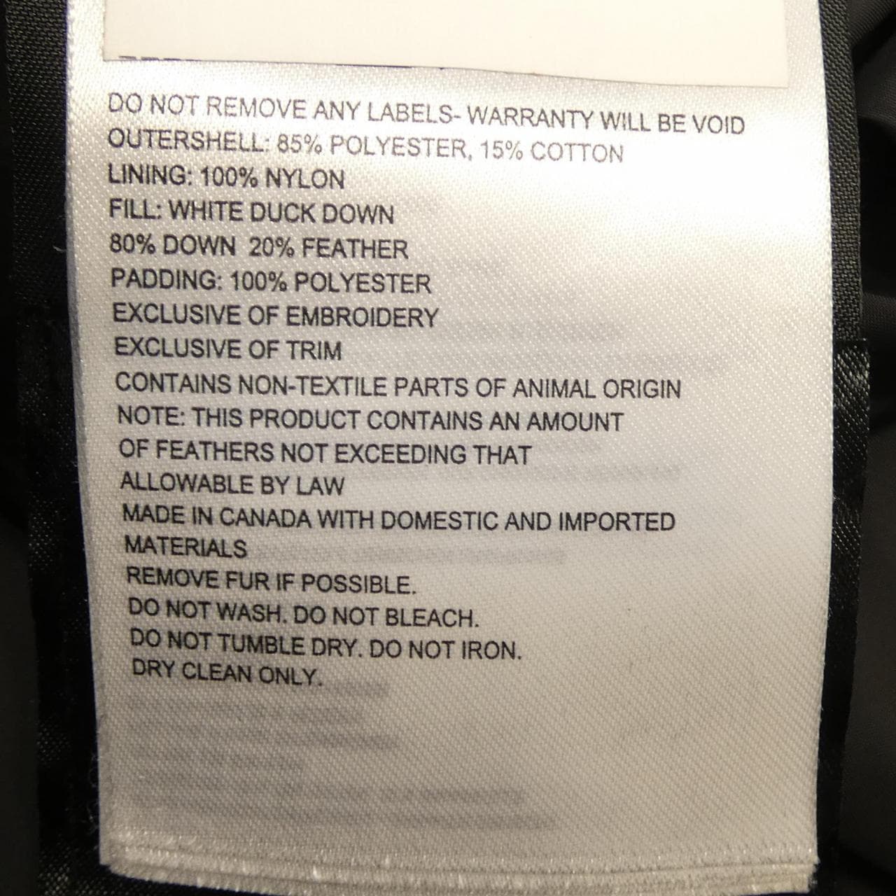 カナダグース CANADA GOOSE 3802LA SHELBURNE シェルバーン ダウンコート