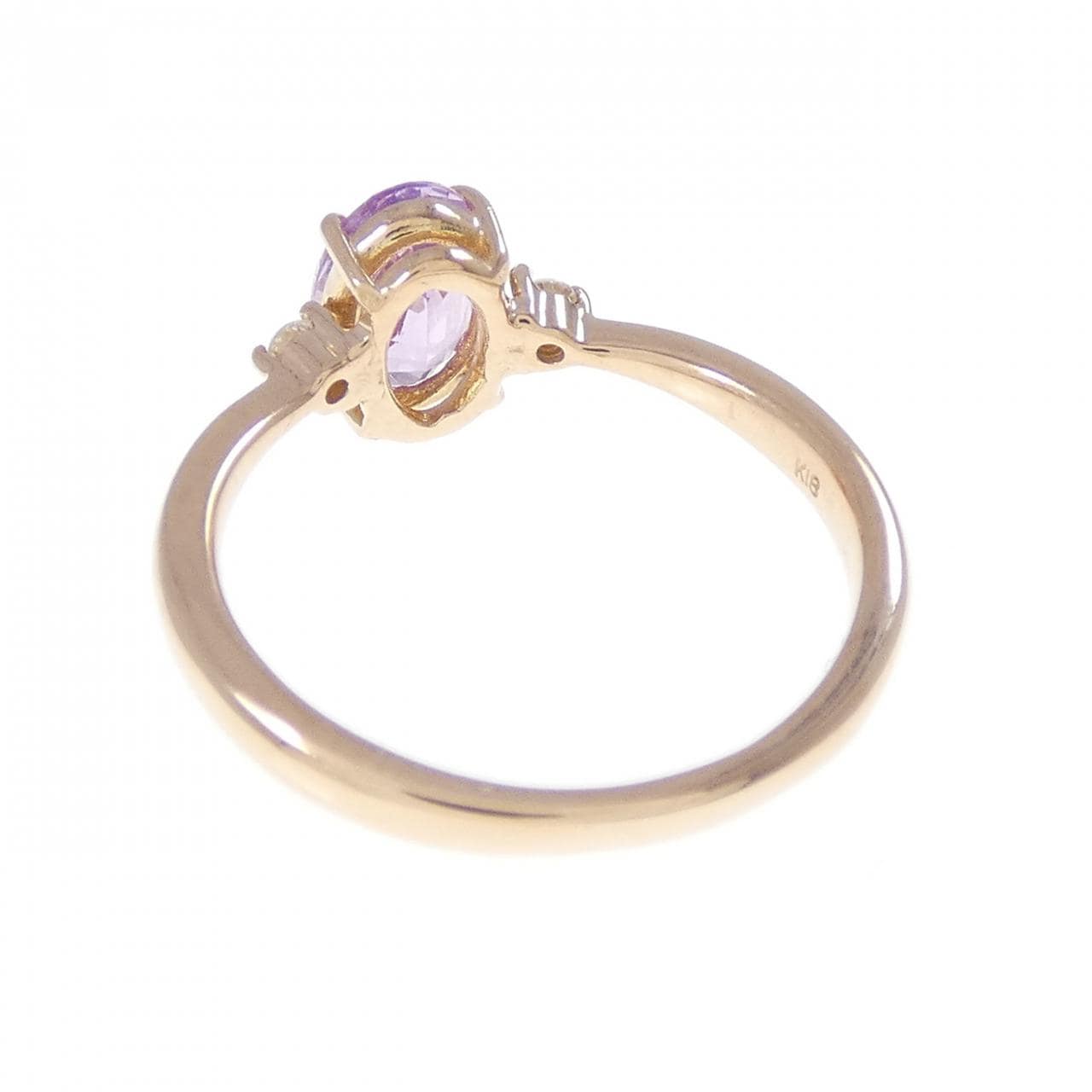 K18PG 藍寶石尾戒