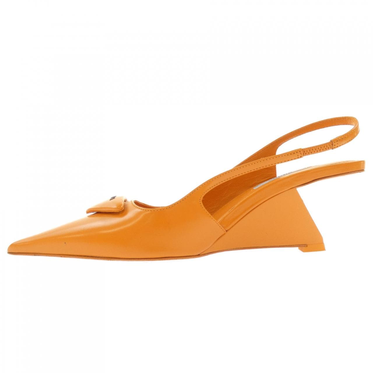 プラダ PRADA スリングバック　トライアングルロゴ 1I901M パンプス