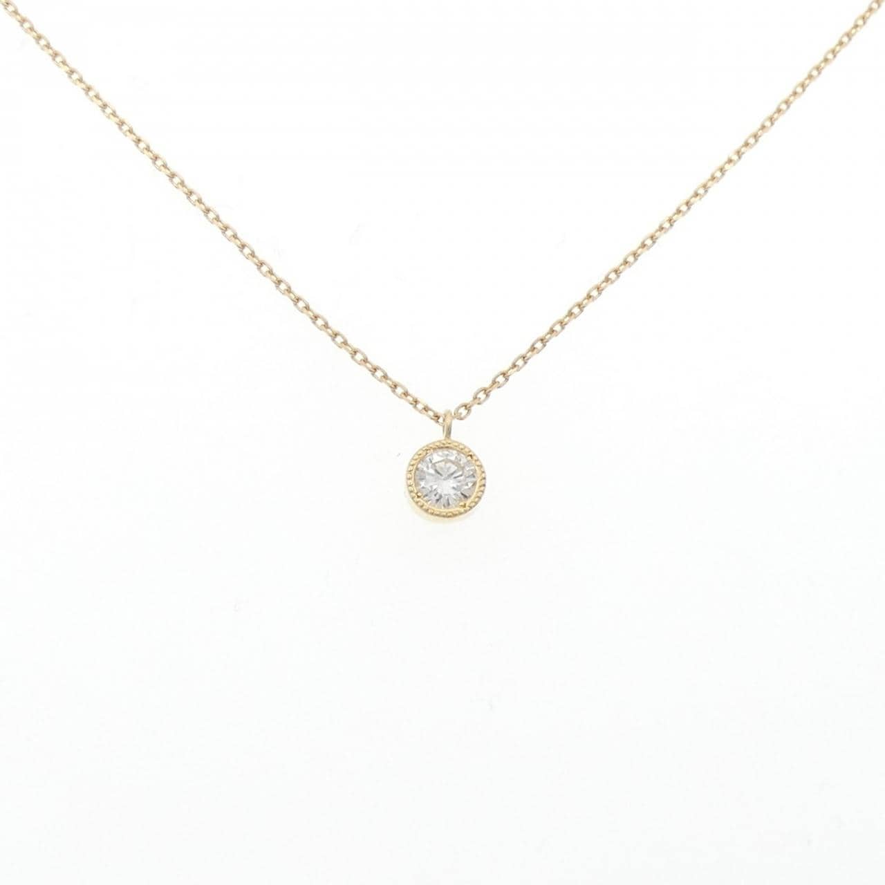 K18YG ダイヤモンド ネックレス 0.411CT