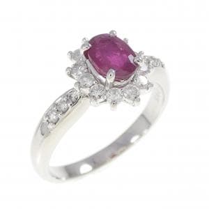 PT900 ルビー リング 0.95CT