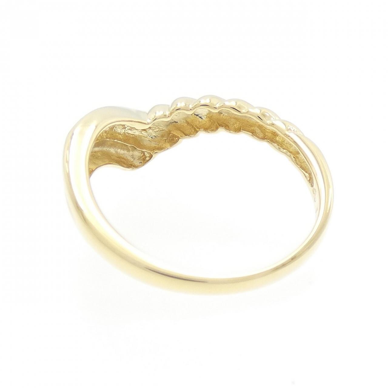 K18YG ダイヤモンド リング 0.03CT