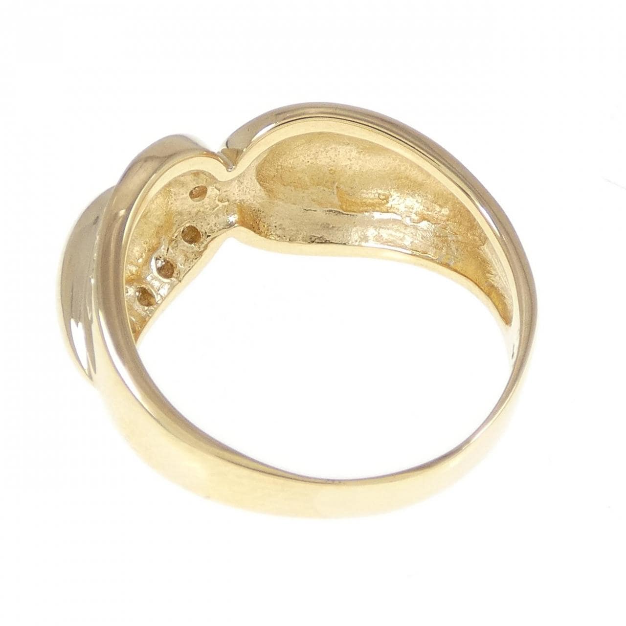 K18YG ダイヤモンド リング 0.08CT