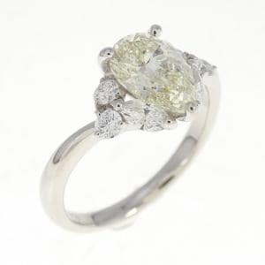 【リメイク】PT ダイヤモンド リング 1.050CT VLY VS2 ペアシェイプ