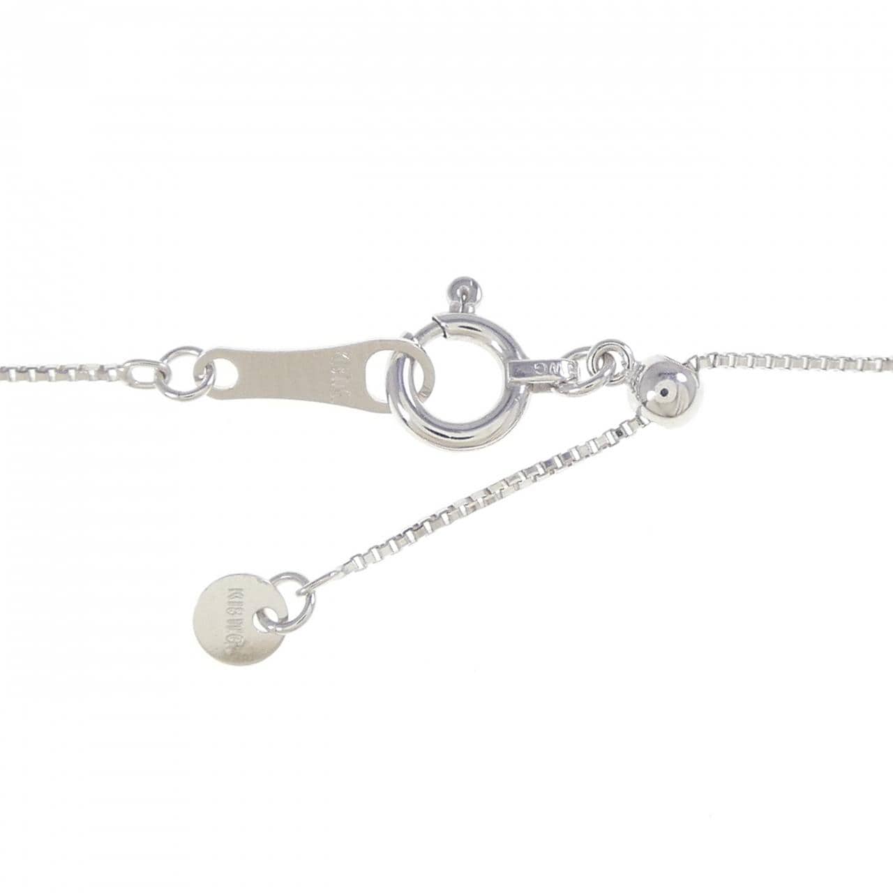 K18WG Citrine Necklace 4.26CT