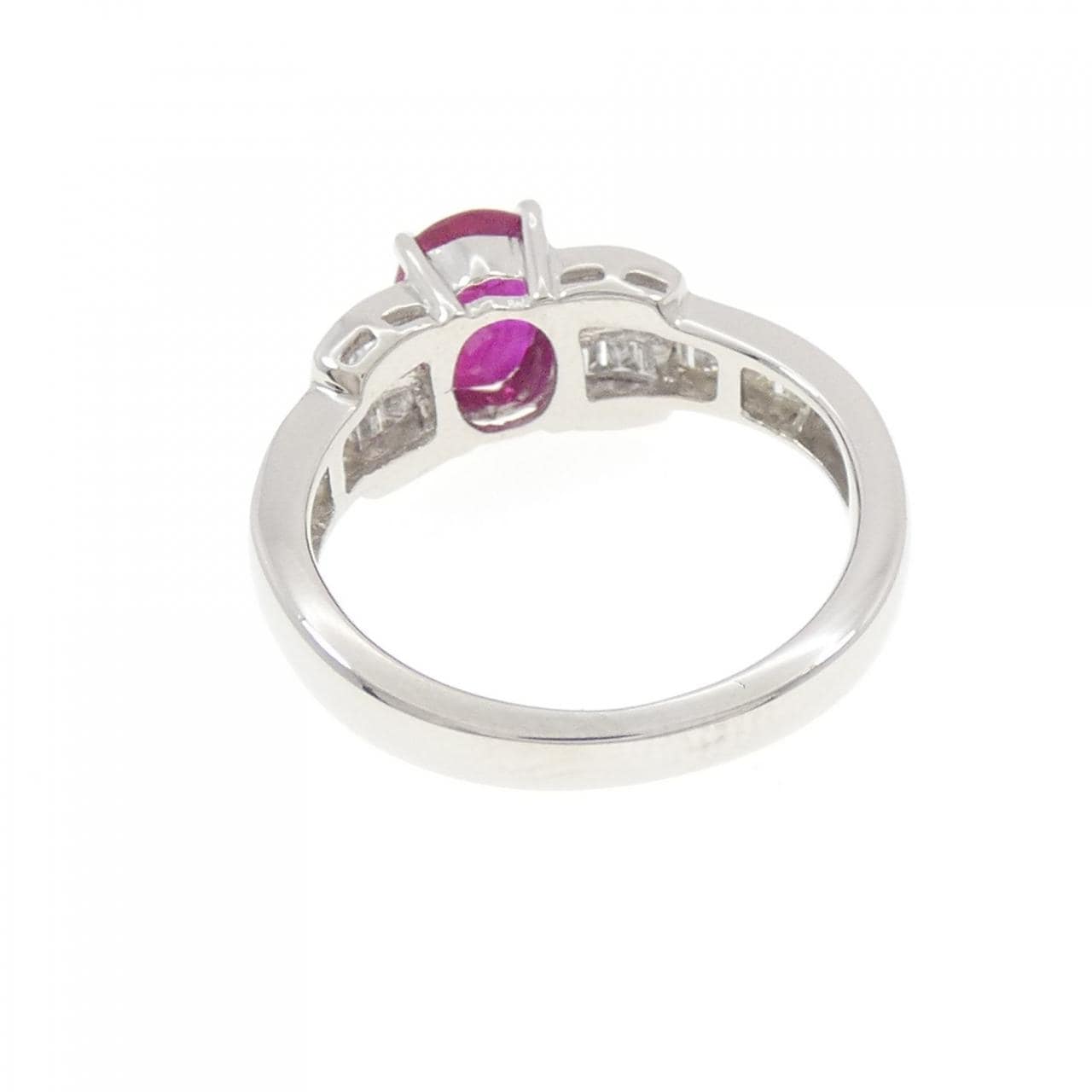 PT900 ルビー リング 1.07CT