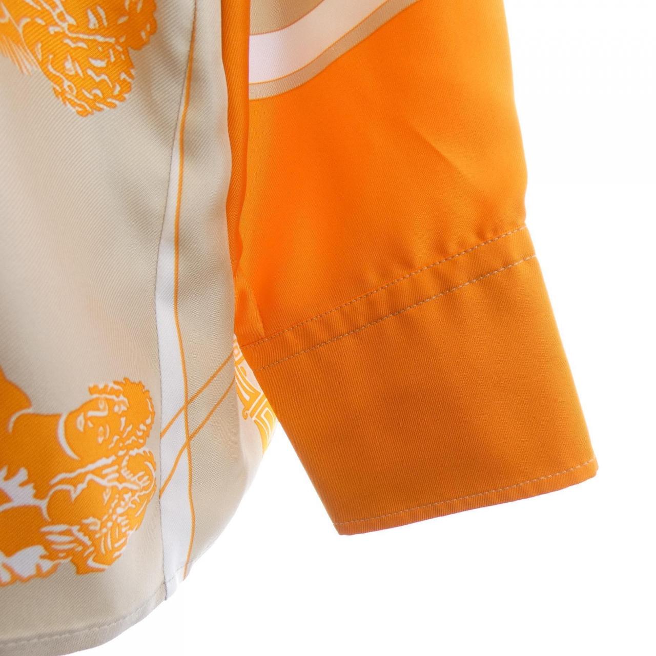 エルメス HERMES EX-LIBRIS 3E0607D7 ツイルレーヌ シャツ