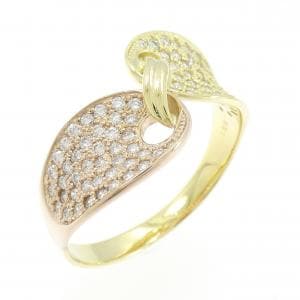 K18YG/K18PG ダイヤモンド リング 1.00CT