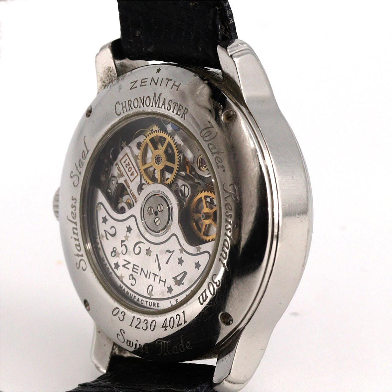 【ノーメンテナンス還元価格】ゼニス クロノマスタースターオープン 03.1230.4021/21.C545 SS 自動巻