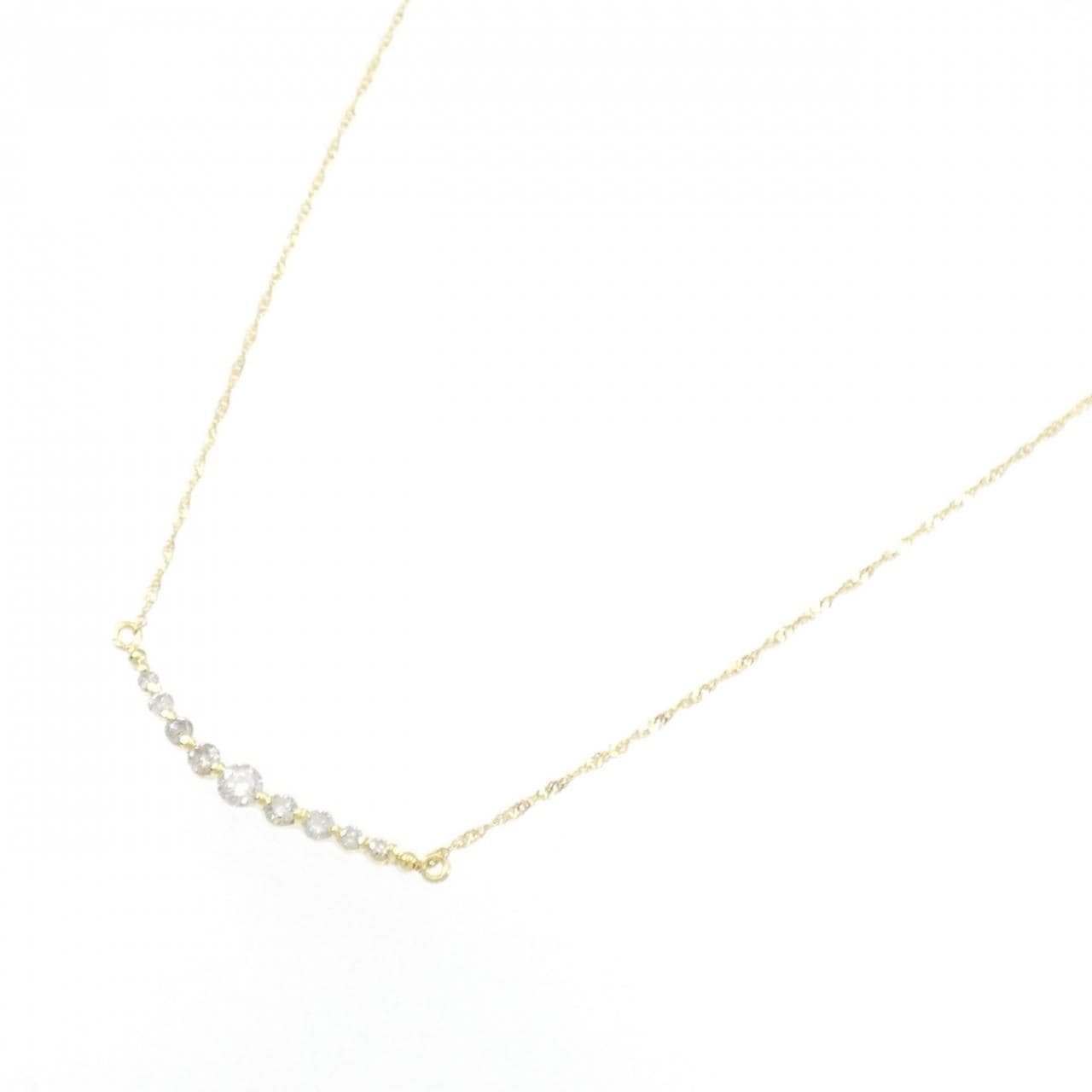 18KTYG Diamond Necklace 0.30CT