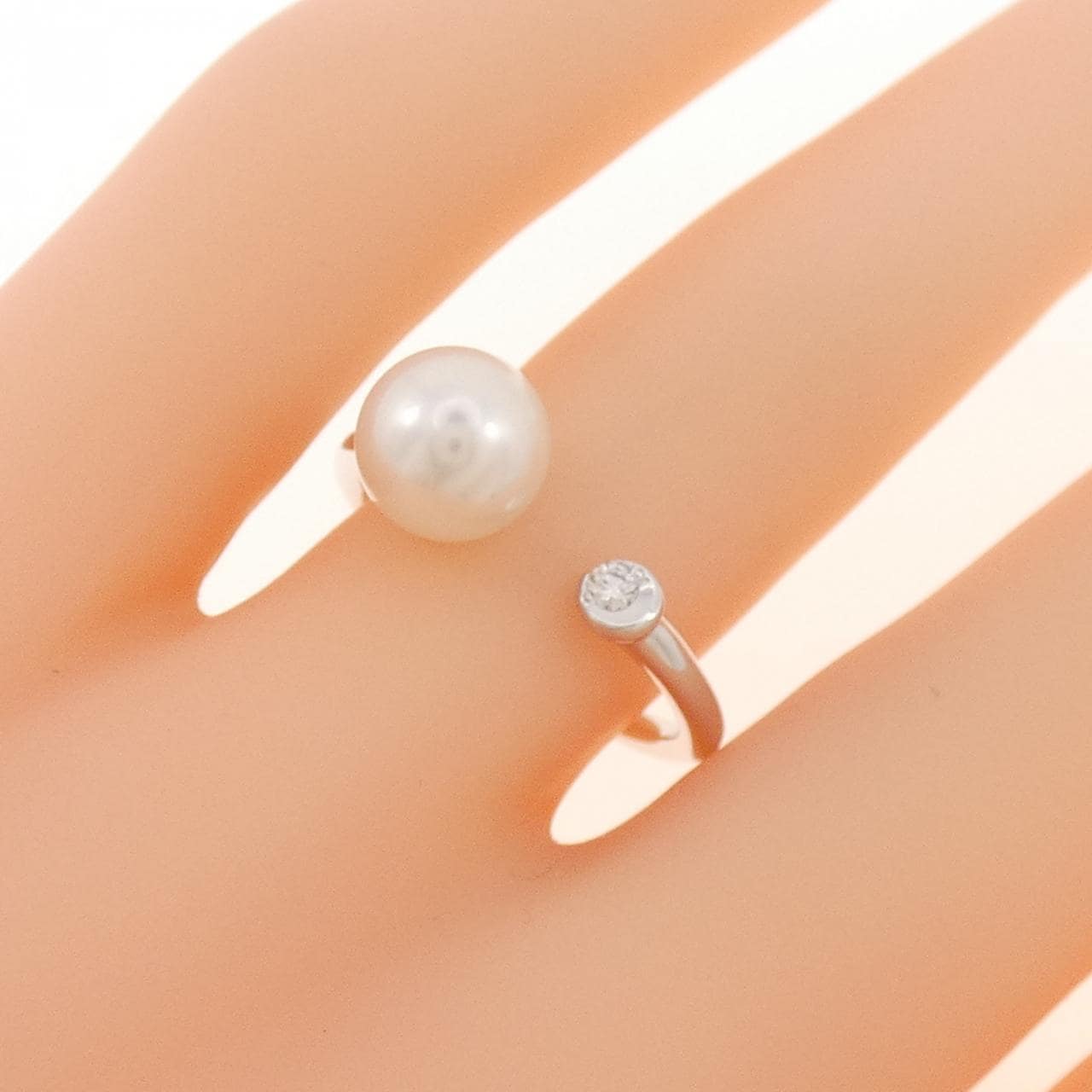 STAR JEWELRY Akoya珍珠戒指 7.1 毫米