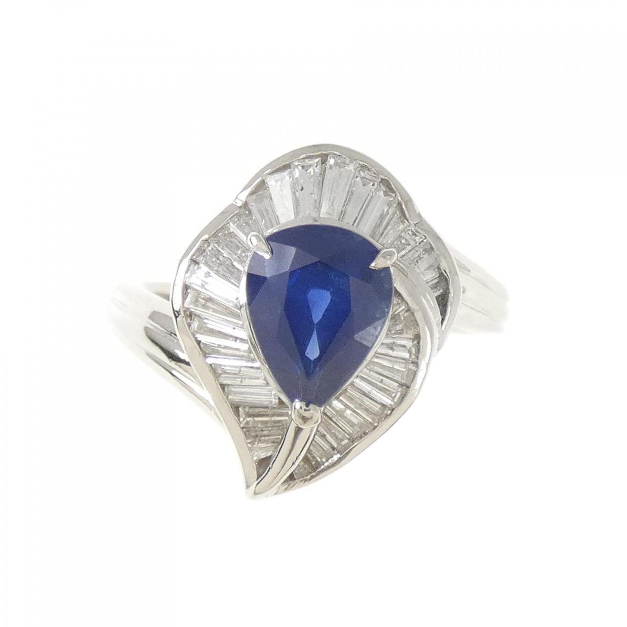 PT900 サファイヤ リング 1.67CT