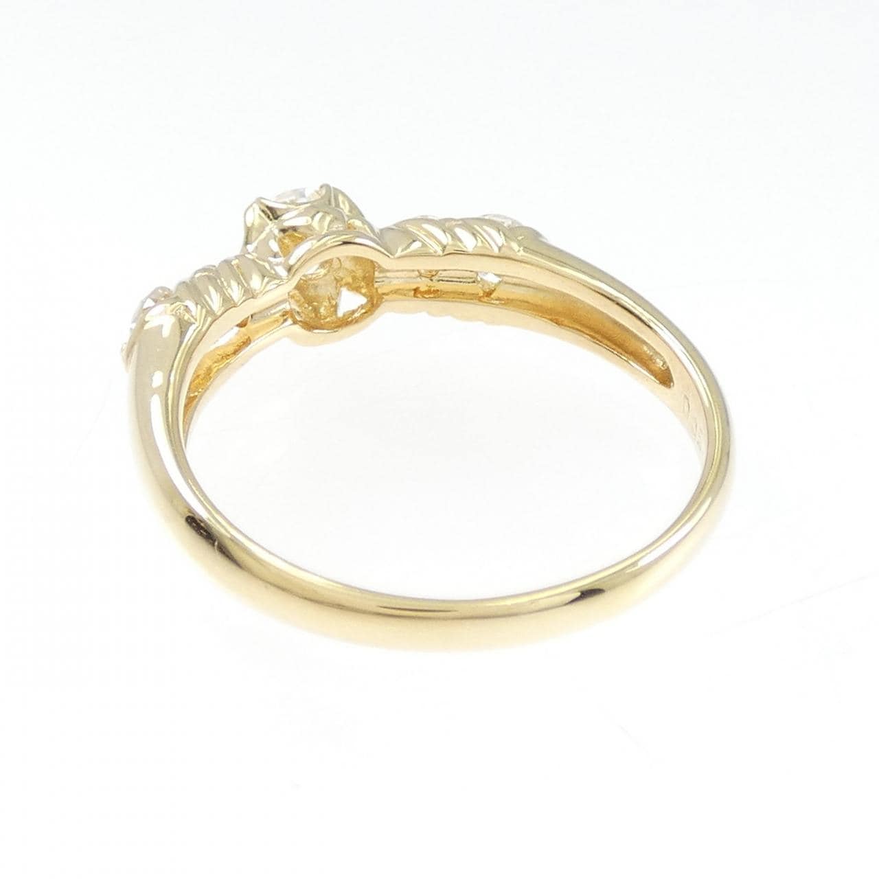 K18YG ダイヤモンド リング 0.59CT
