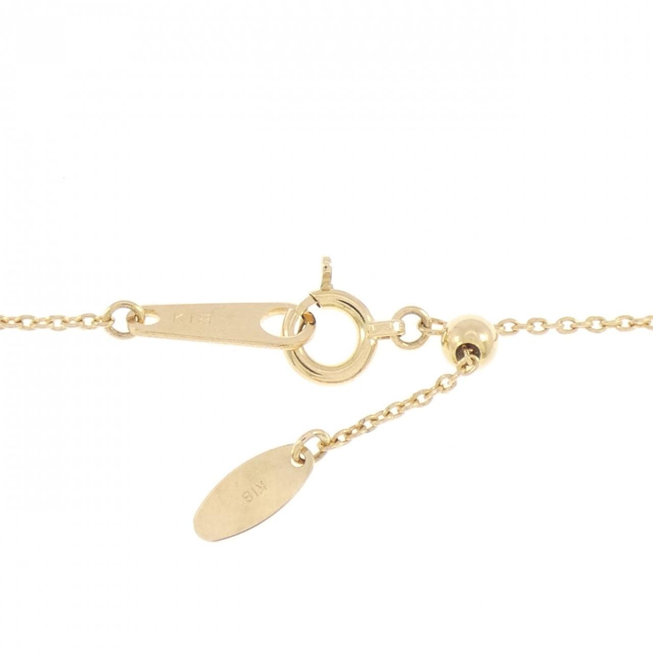 K18YG ハート ルビー ネックレス 0.22CT